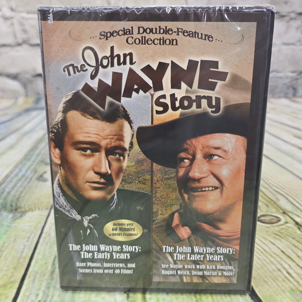 John Wayne Story DVD Collection Early & Later Years Double Featuren Documentary